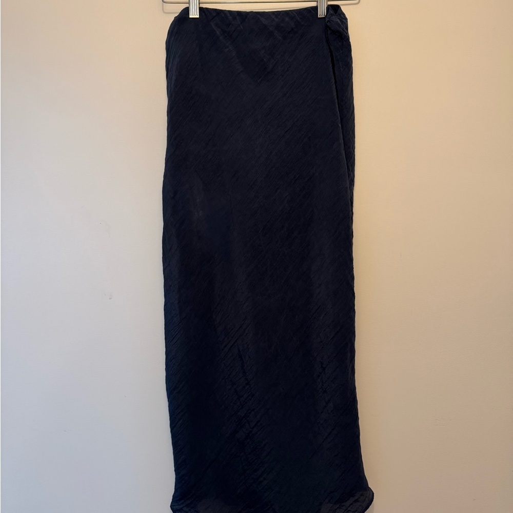 Abercrombie & Fitch Dark Blue Maxi Skirt